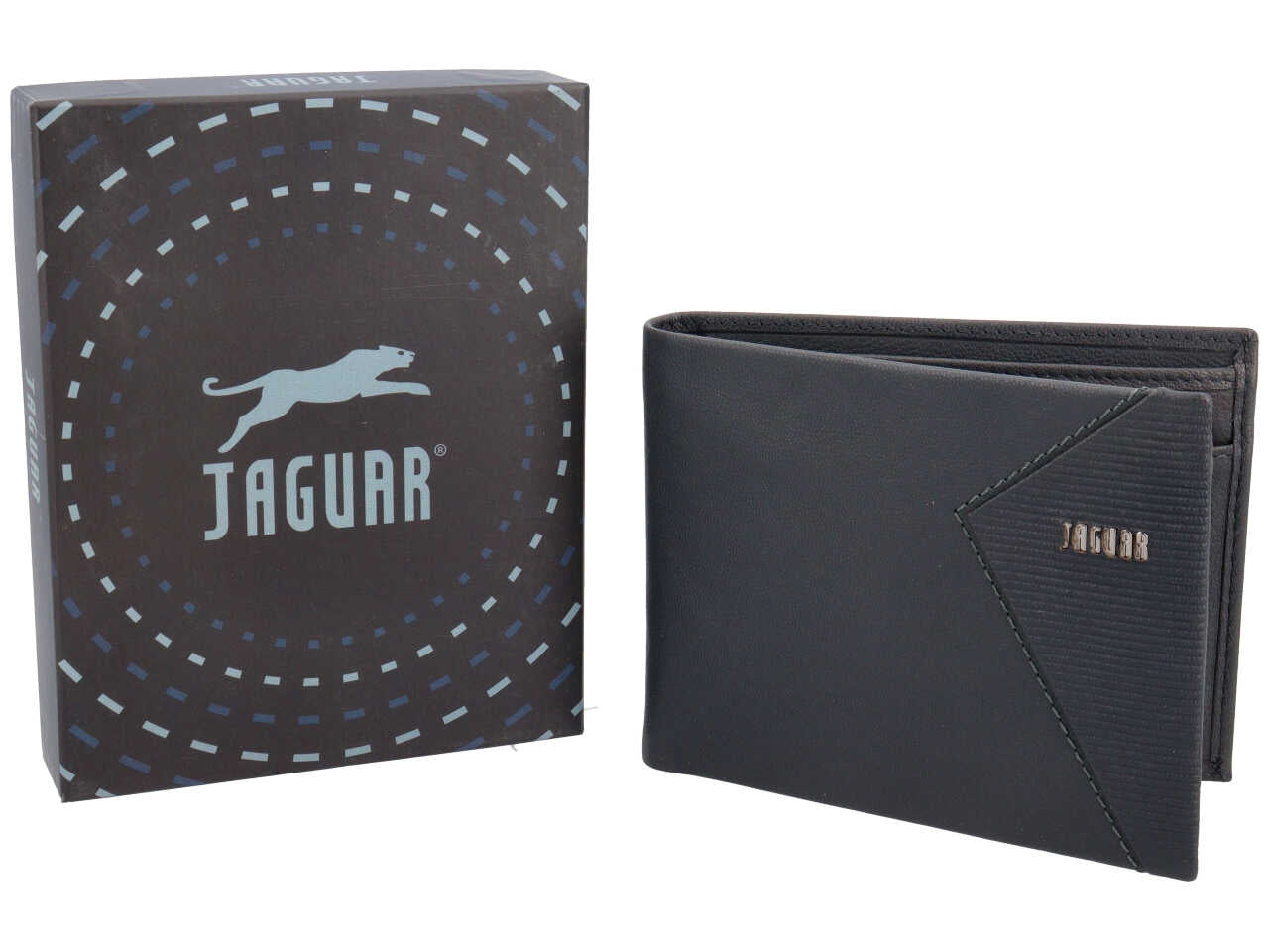 Portafoglio jaguar blu notte