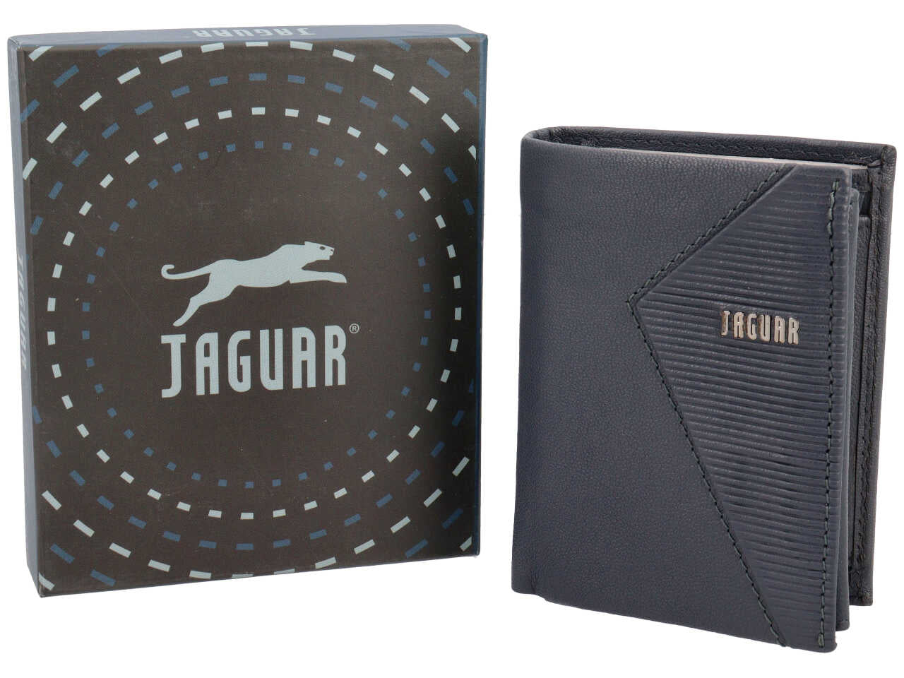 Portafoglio jaguar blu notte