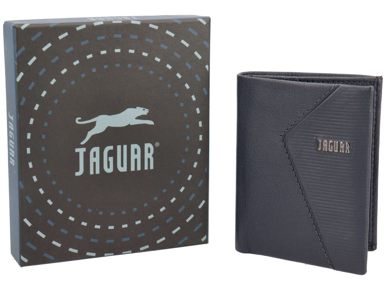 Portafoglio jaguar blu notte