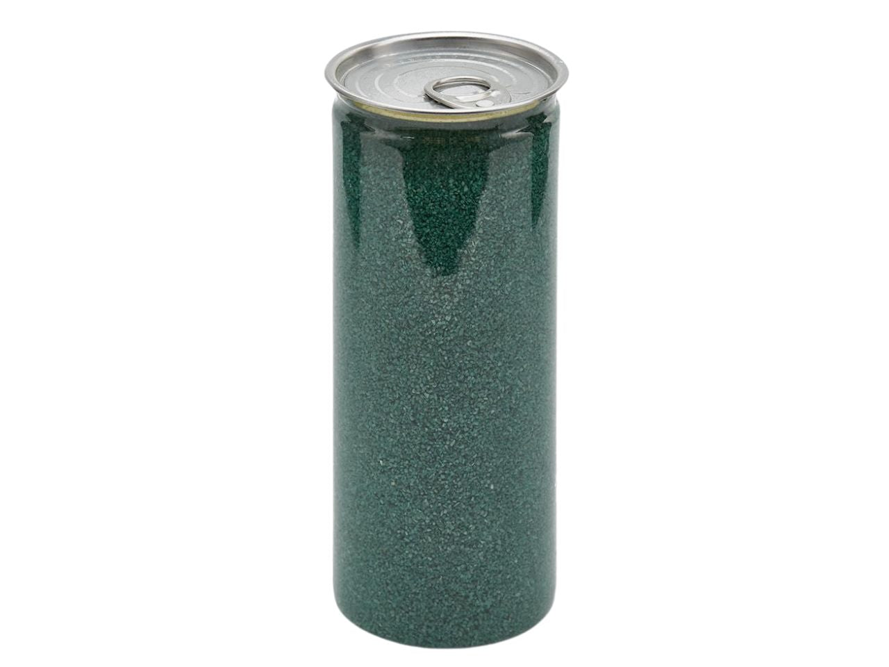 Sabbia color verde scuro 800gr in lattina