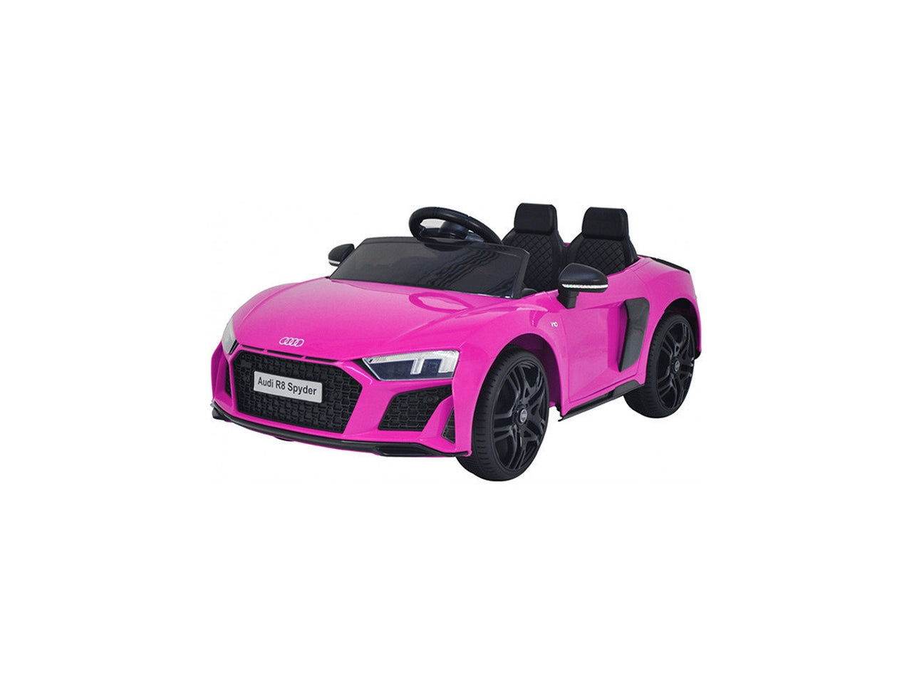 Auto Elettrica Per Bambini Audi R8 Spyder Rosa Shocking