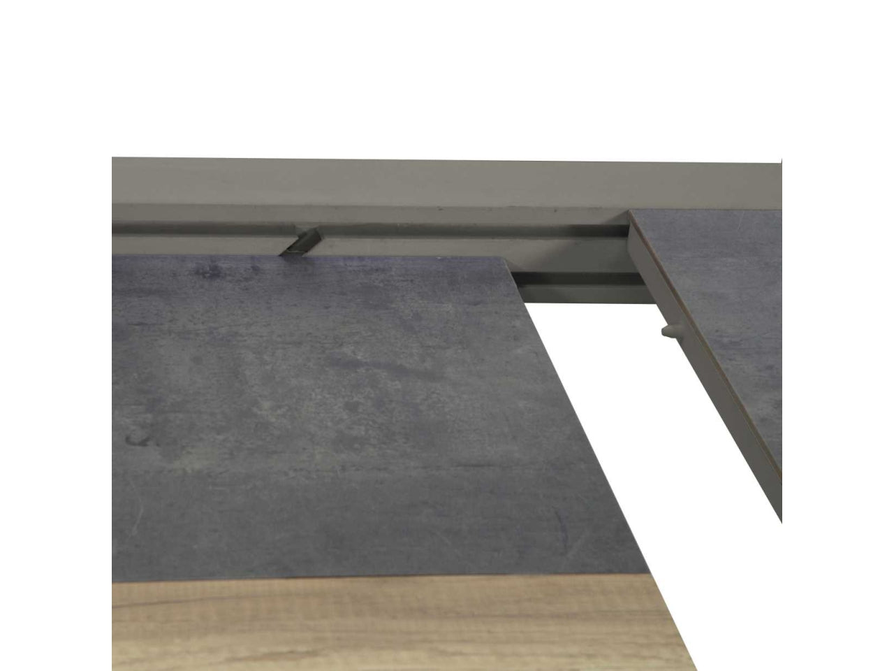 Tavolo alluminio allungabile riverside tortora hpl 200/300,5x104xh.76cm