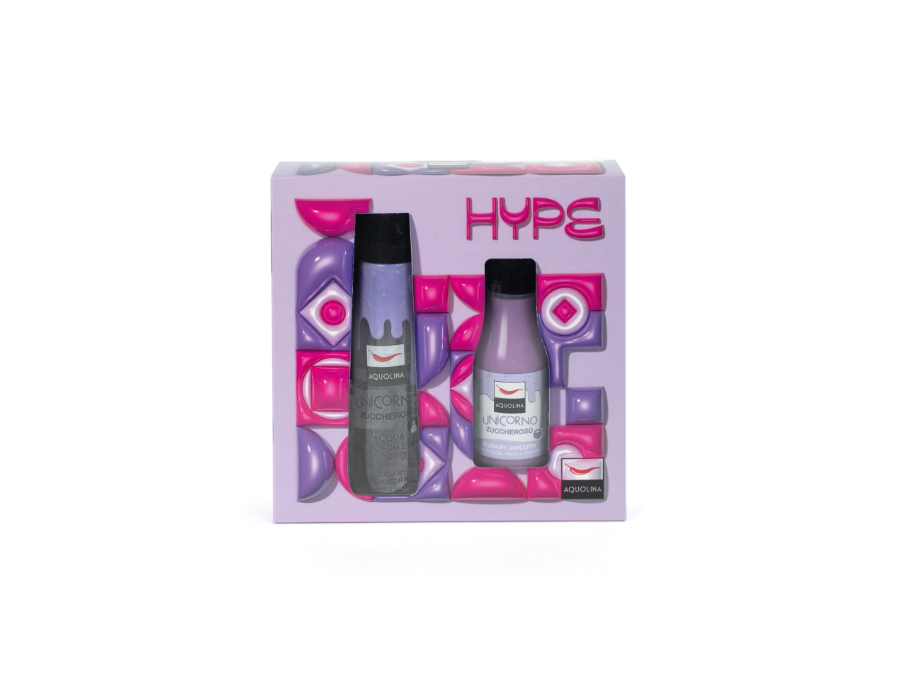 Hype - unicorno zuccheroso acqua profumata corpo 150 ml + bagno doccia 125 ml