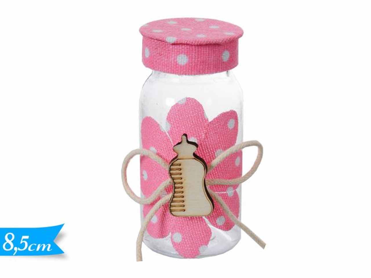 Scatola c/biberon rosa 571054