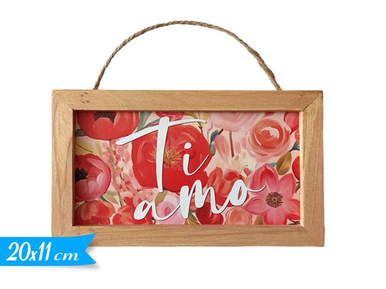 Appendino quadretto ti amo 20x11cm