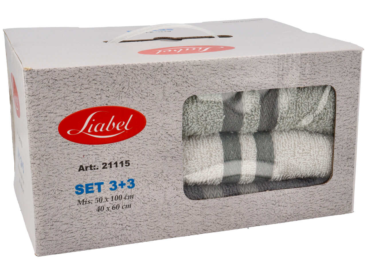 Set asciugami 3+3 liabel