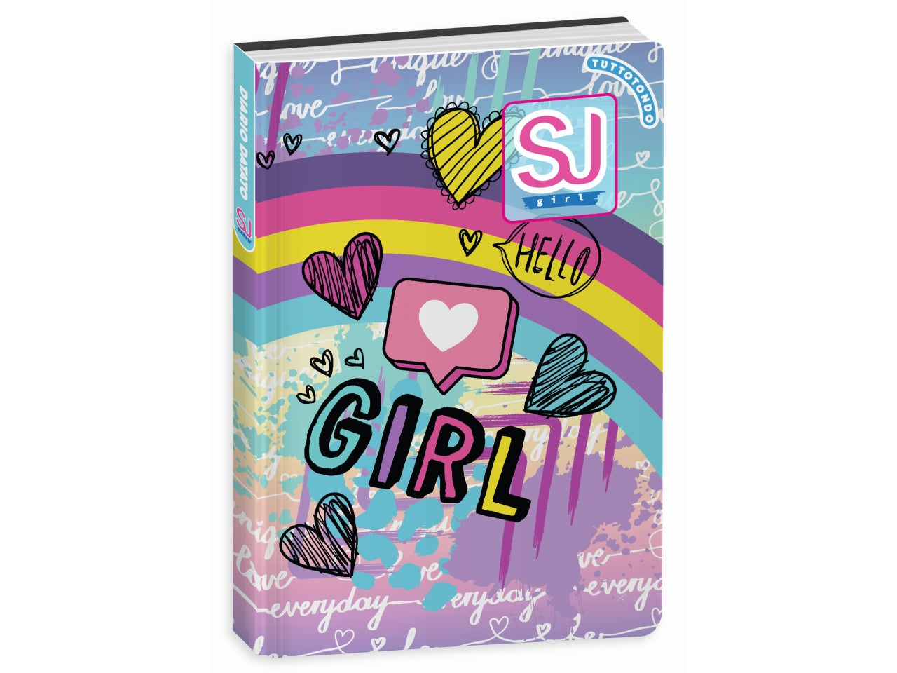 Diario 10 Mesi SJ Gang Boy - Multicolor, 14x20,6 cm, 352 Pagine | Seven