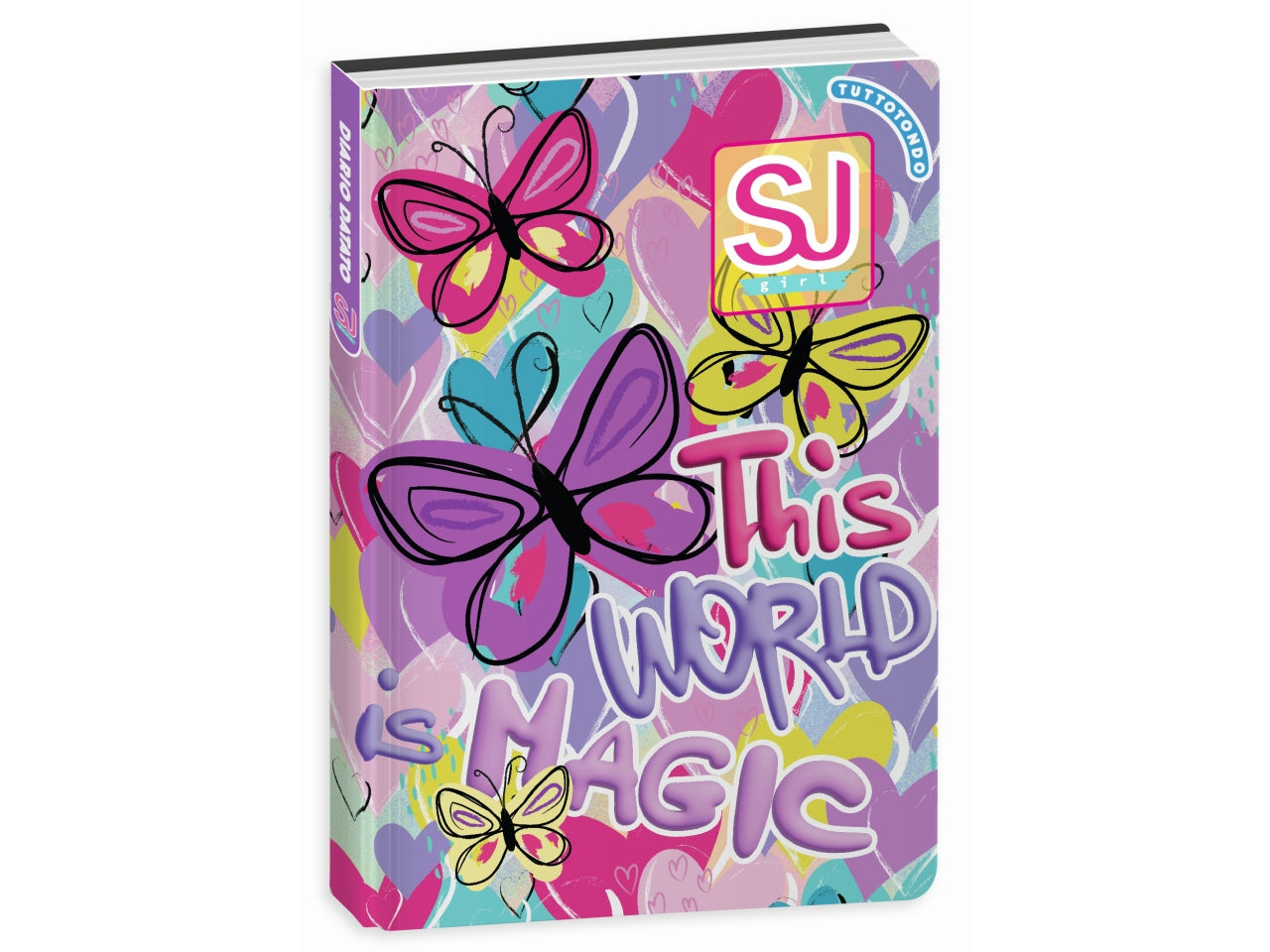 Diario 10 Mesi SJ Gang Boy - Multicolor, 14x20,6 cm, 352 Pagine | Seven