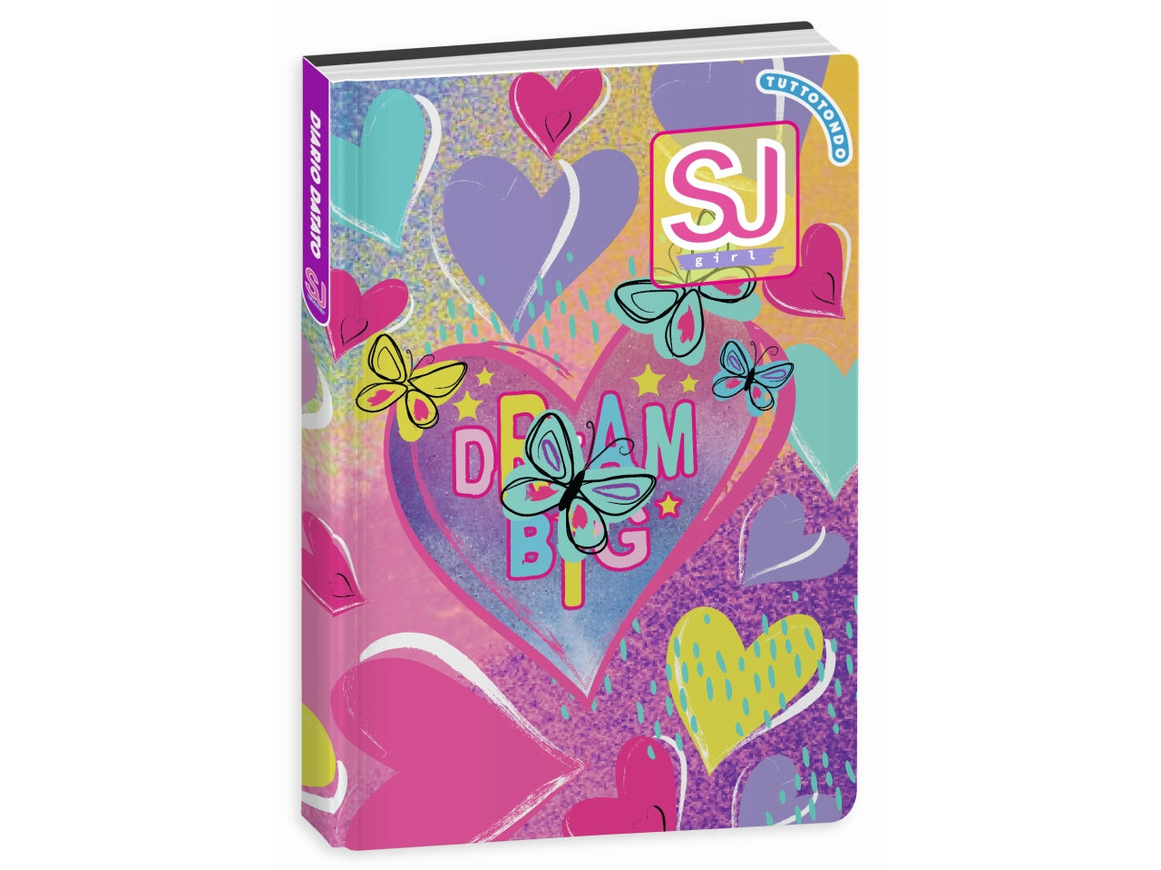 Diario 10 Mesi SJ Gang Boy - Multicolor, 14x20,6 cm, 352 Pagine | Seven