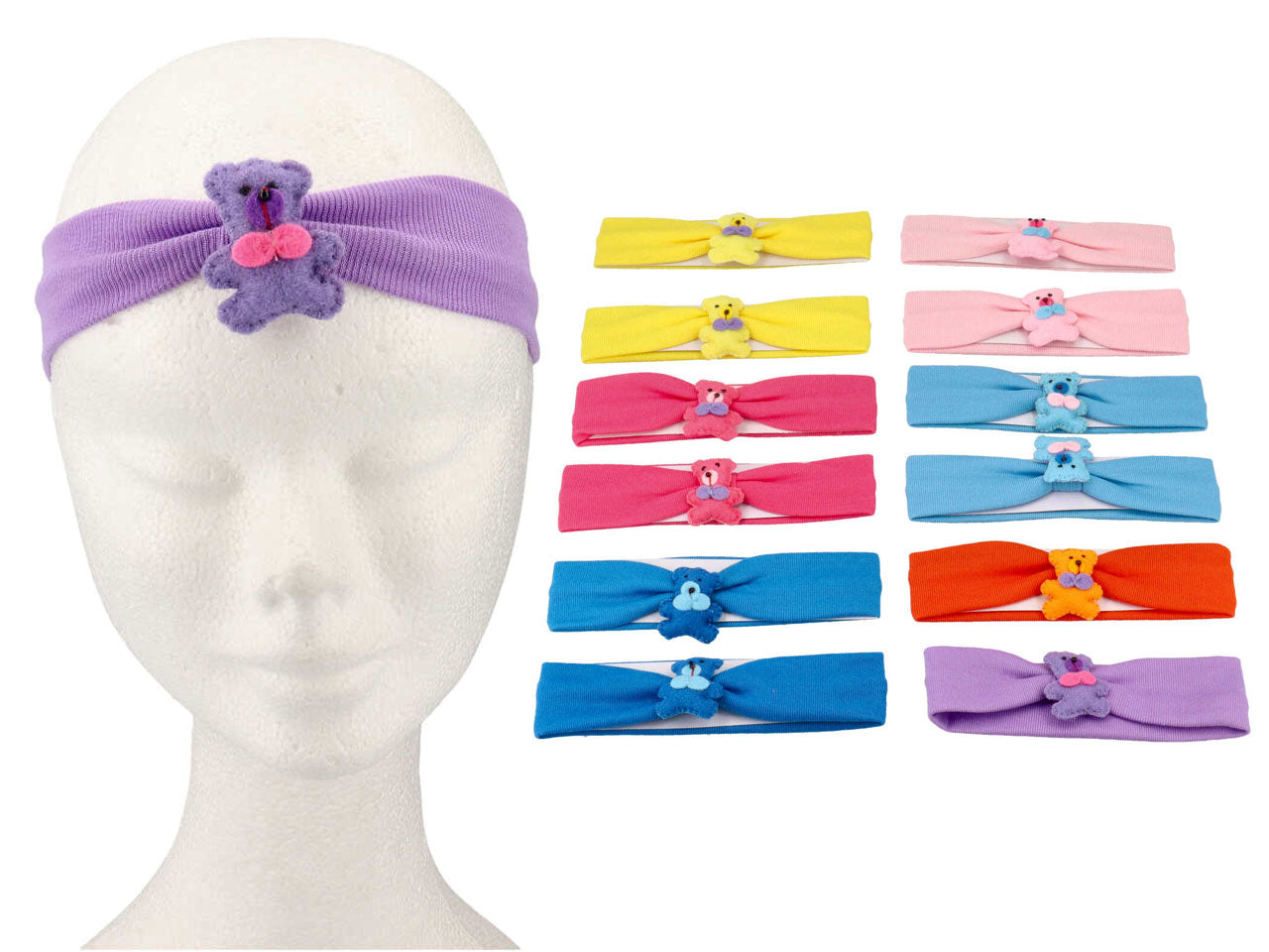 Fascia baby colorata c/orsetto fs1050