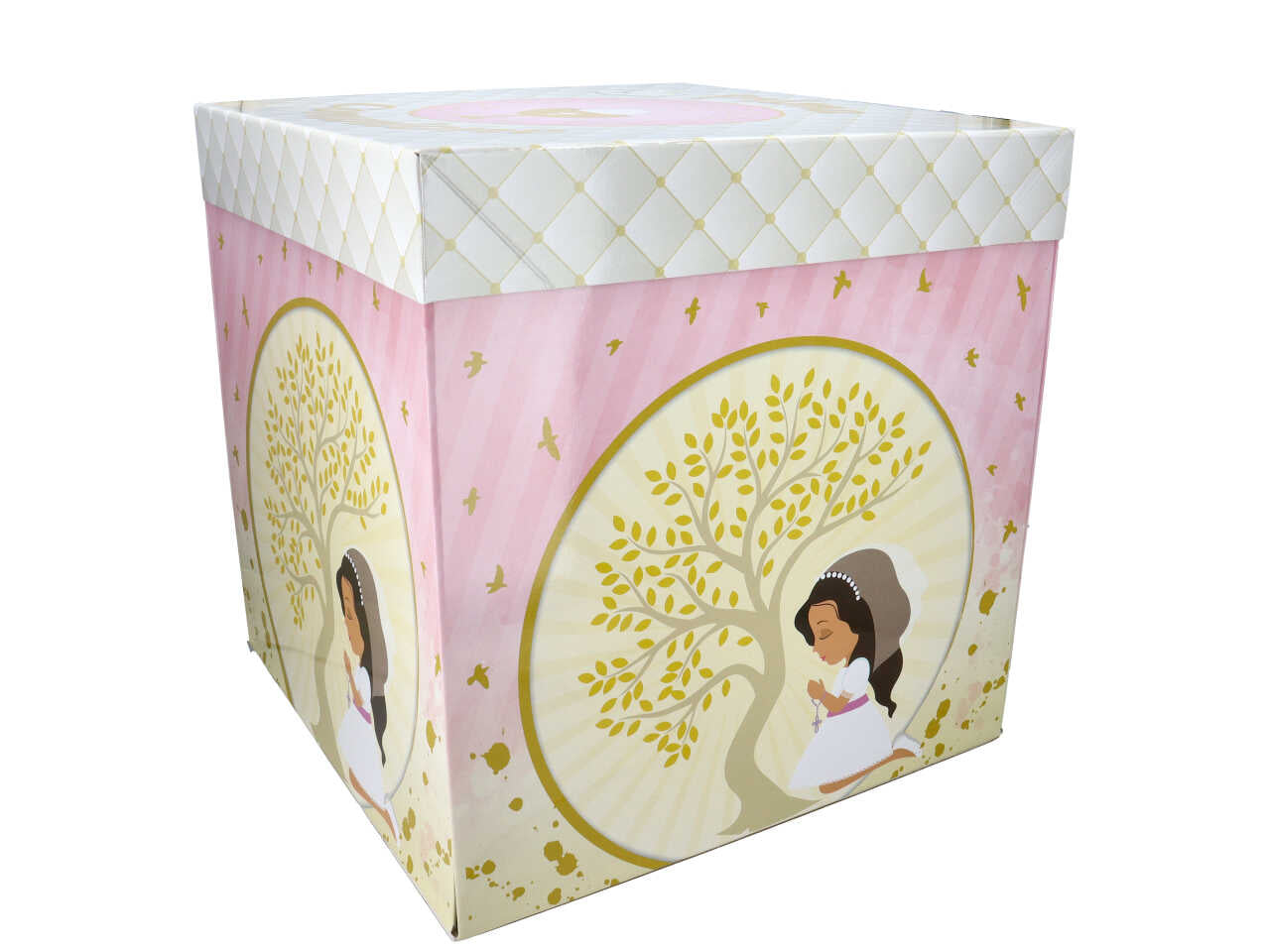 Scatola comunione bimba 50x50cm