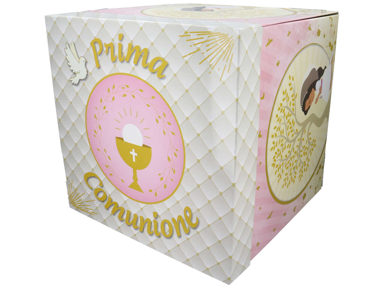 Scatola comunione bimba 50x50cm