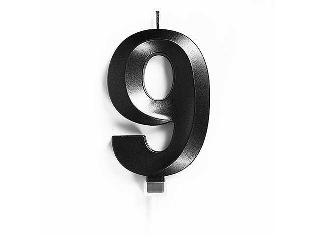 Candela luxury 10cm nero chrome n9 c859