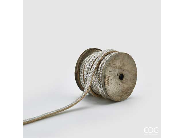 Nastro cordoncino natalizio 8mm 4mt arg.330763,02