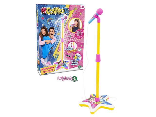 Me contro te microfono c/asta mec06000