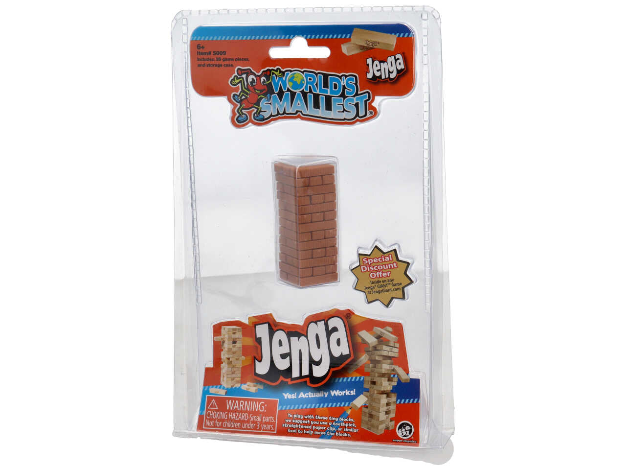 World's smallest jenga