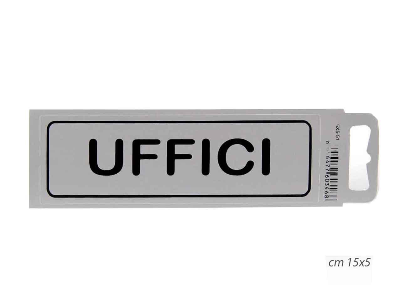 Cartello uffici 15x5cm 603468