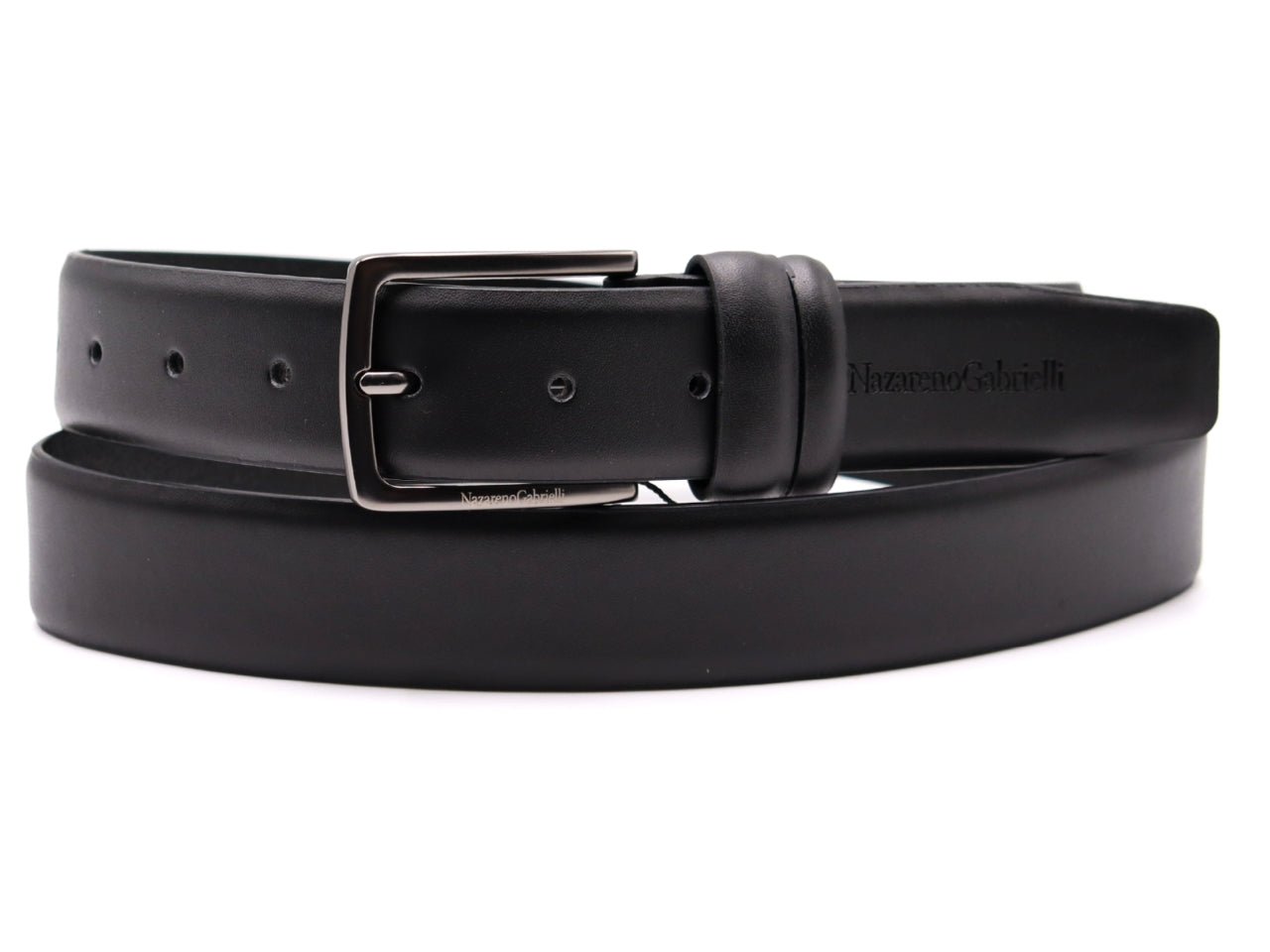 Cintura uomo nazareno gabrielli nero
