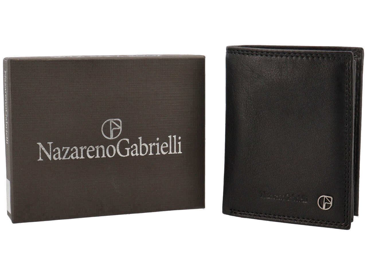 Portafoglio uomo nazareno gabrielli nero