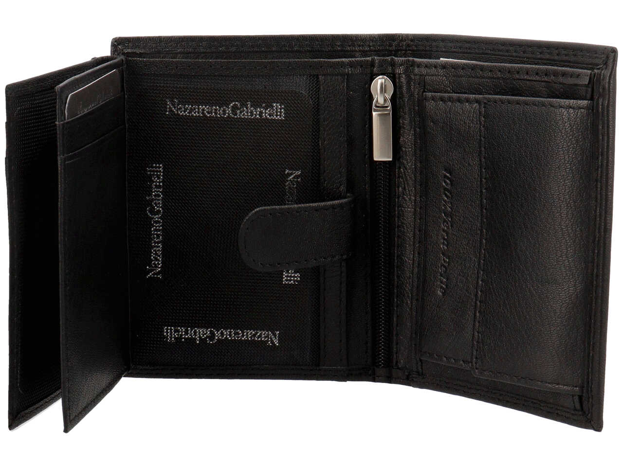 Portafoglio uomo nazareno gabrielli nero