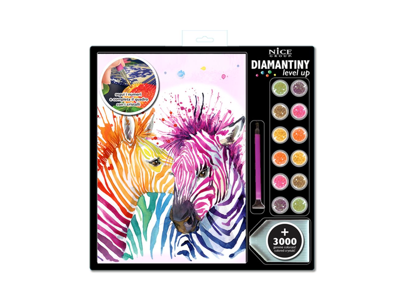 Diamantiny level up aquarell