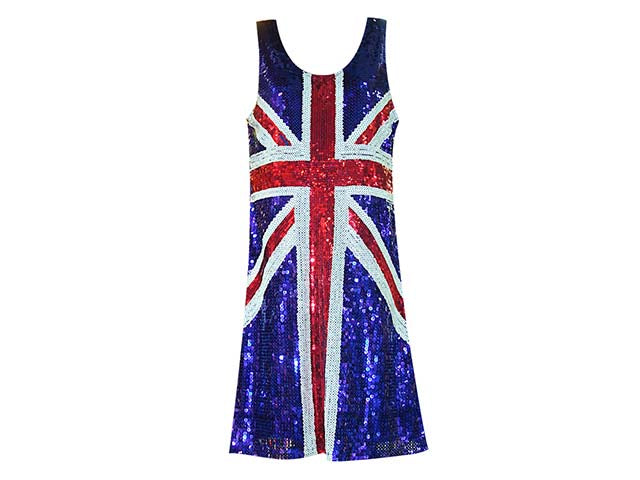 Abito paillettes england 071384 $
