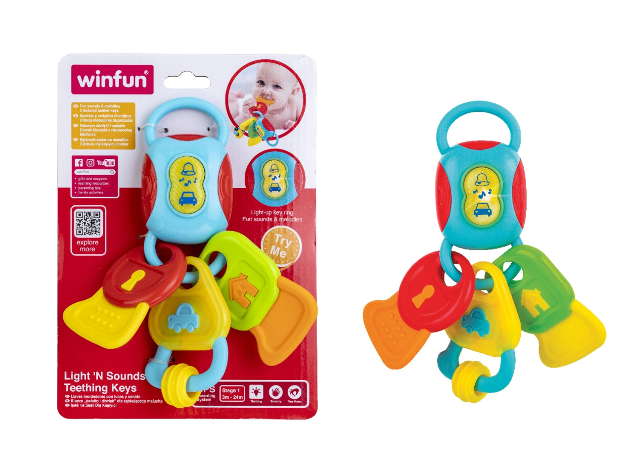 Chiavi dentizione luci e melodie