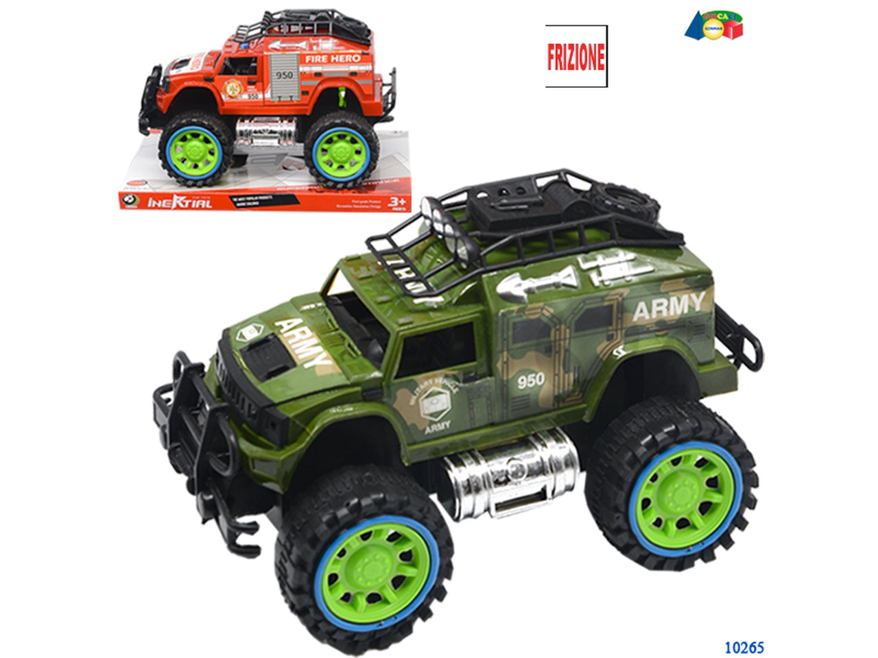 Jeep monster a frizione