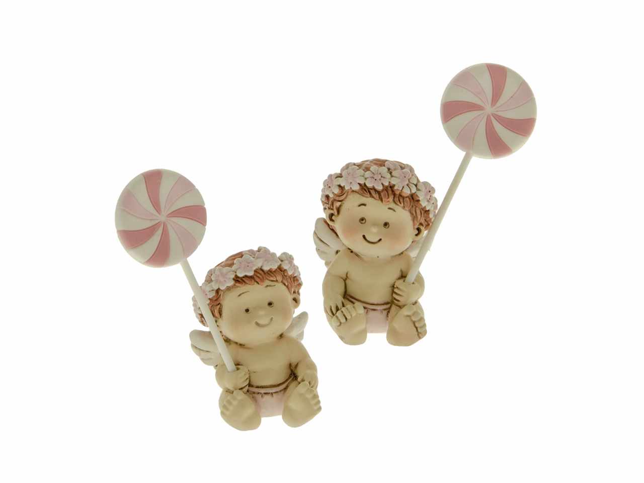 Figura girandola rosa h7,5cm