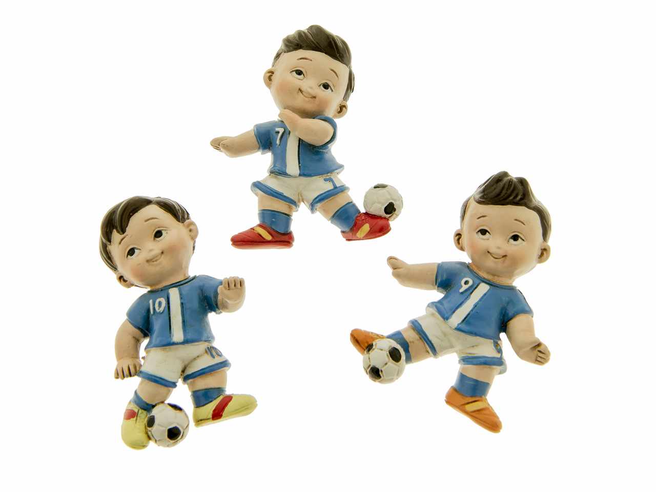 Figura soccer magnete 3 assortimenti 6cm
