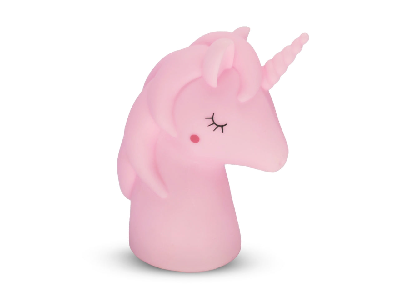 Lampada notte testa unicorno