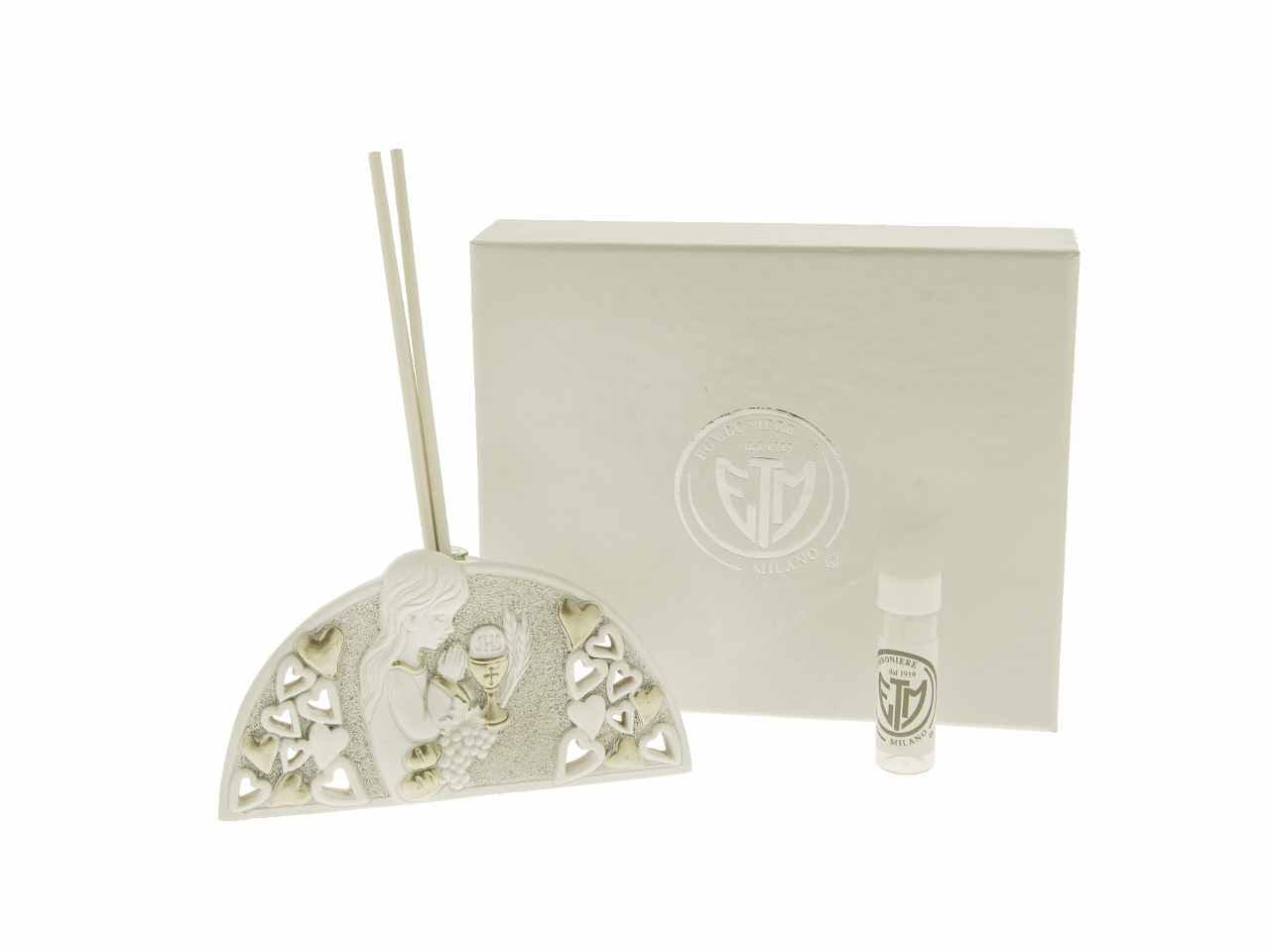 Silver icona c/dif.comunione girl 12cm 04a137