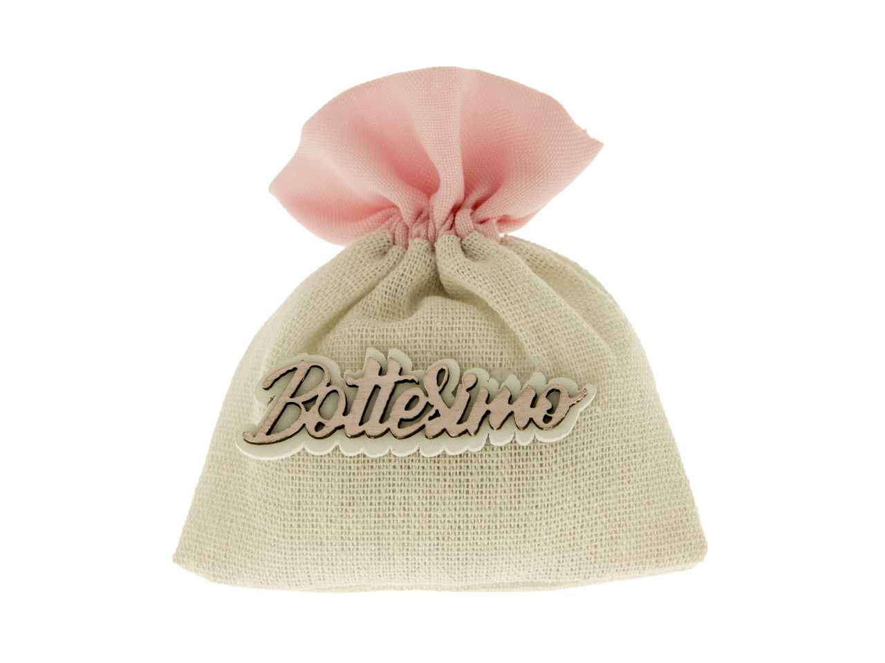 Battesimo bag 10x12cm rosa c2293