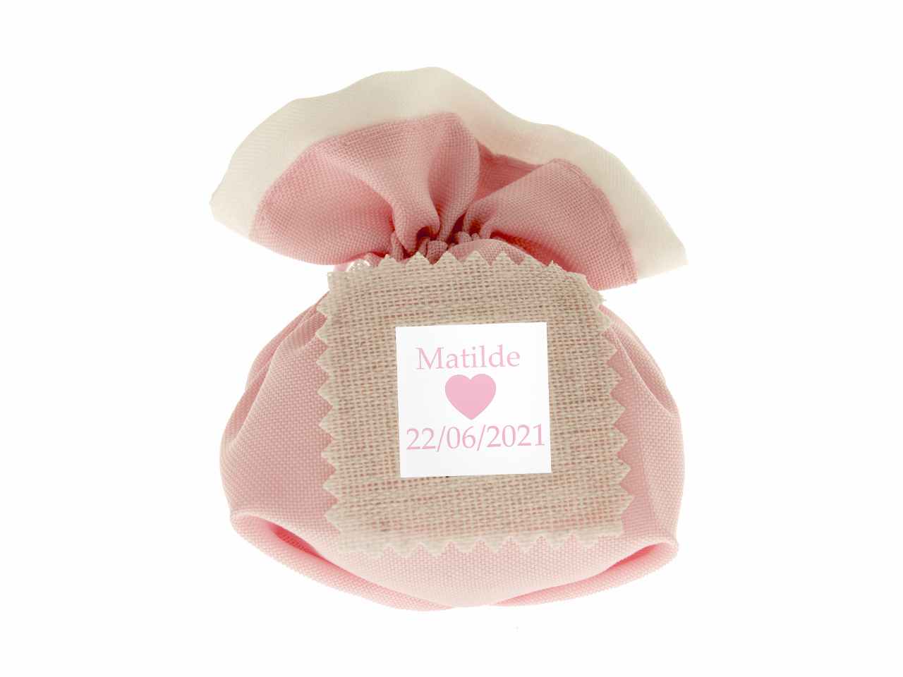 Selma bag quadro 10cm rosa c2301