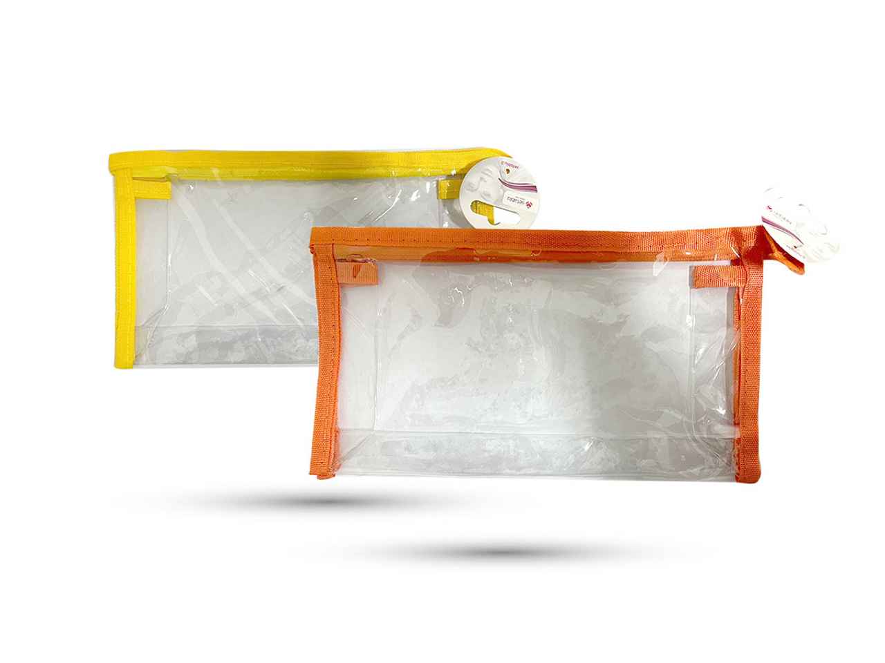 Borsello pvc trasparente fluo 59896