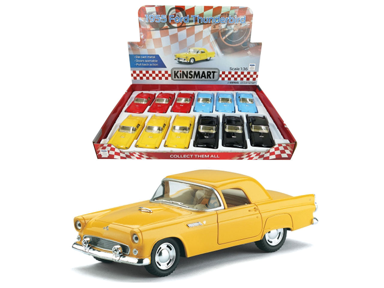 Ford thunderbird 1955 die cast