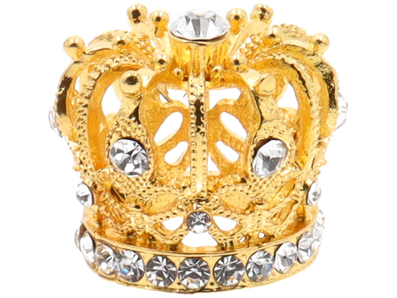 Corona metallo 2,4x2,6cm oro ck8524