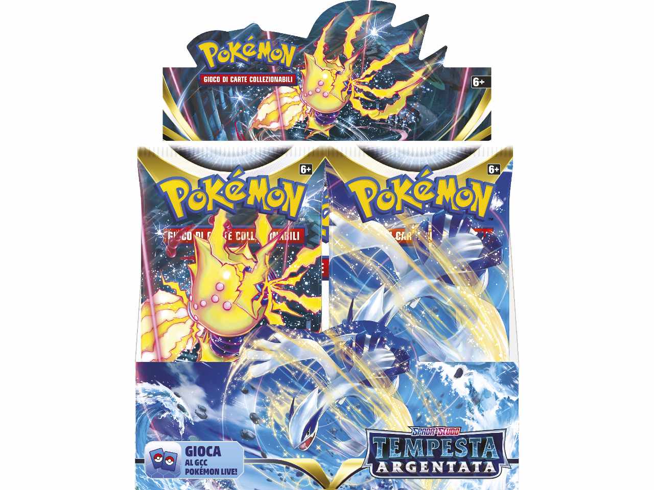 Bustina Carte Pokémon Spada e Scudo Tempesta Argentata - Game Vision