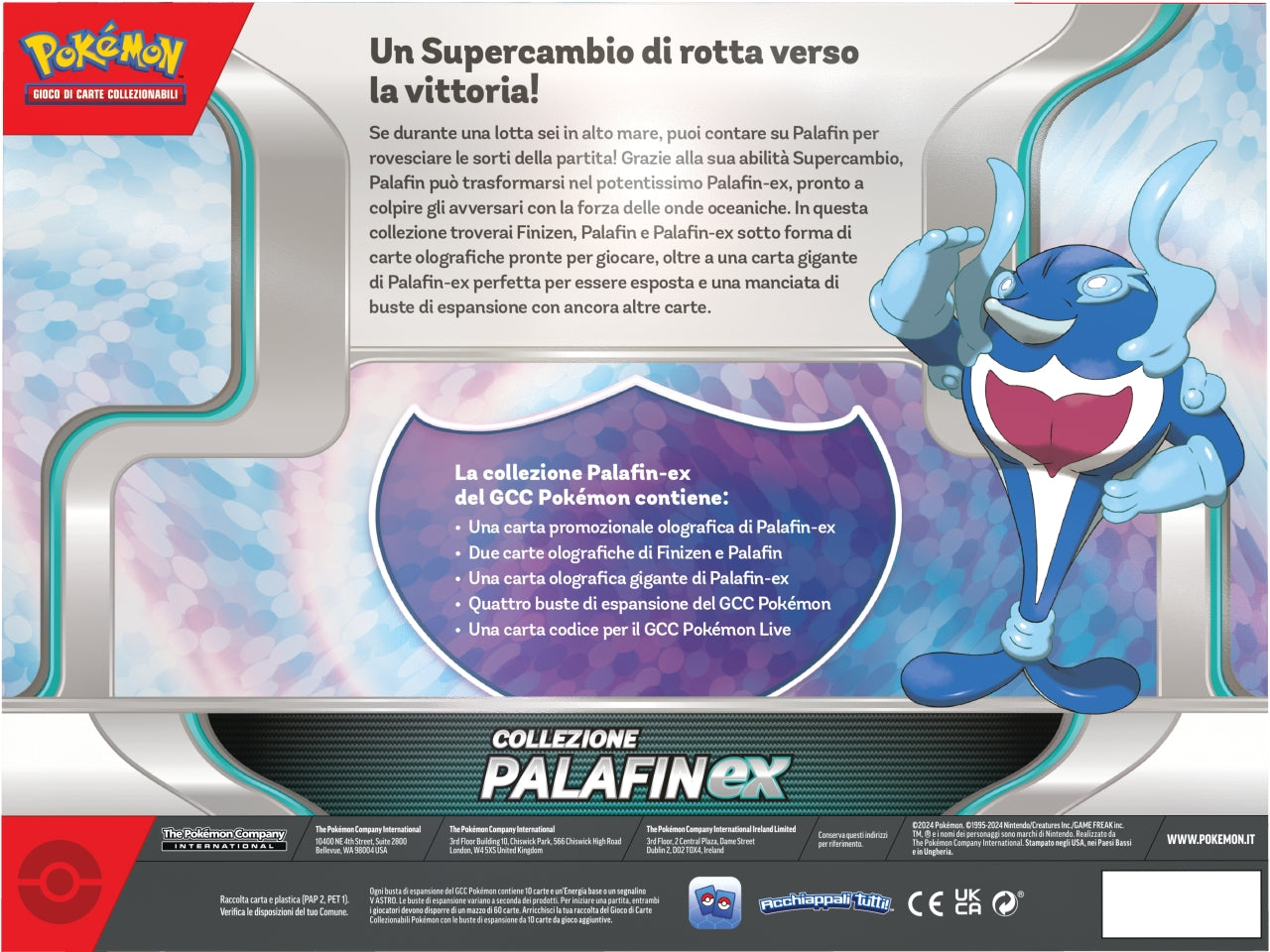 Scatola Carte Pokémon Collezione Palifin Ex - Game Vision