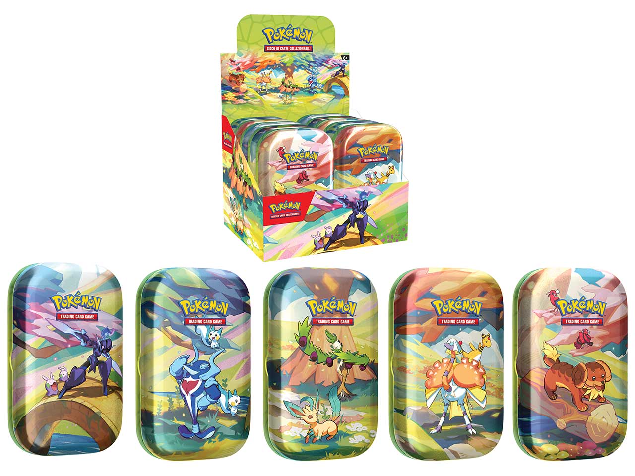 Mini cofanetto Con Stickers Carte Pokémon Scarlatto E Violetto 4.5 Destino Di Paldea - Game Vision