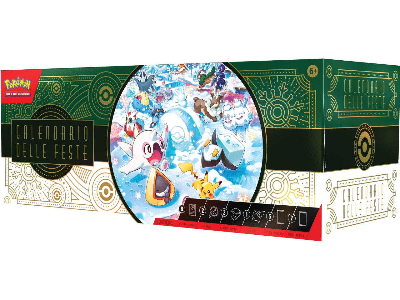 Calendario dell'Avvento Pokémon - Gioco Multicolor, Età 6+, Gamevision