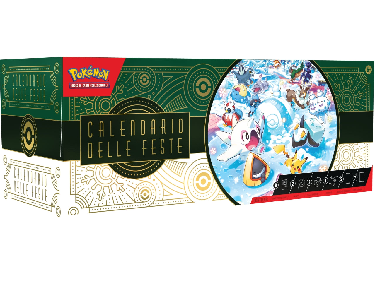 Calendario dell'Avvento Pokémon - Gioco Multicolor, Età 6+, Gamevision