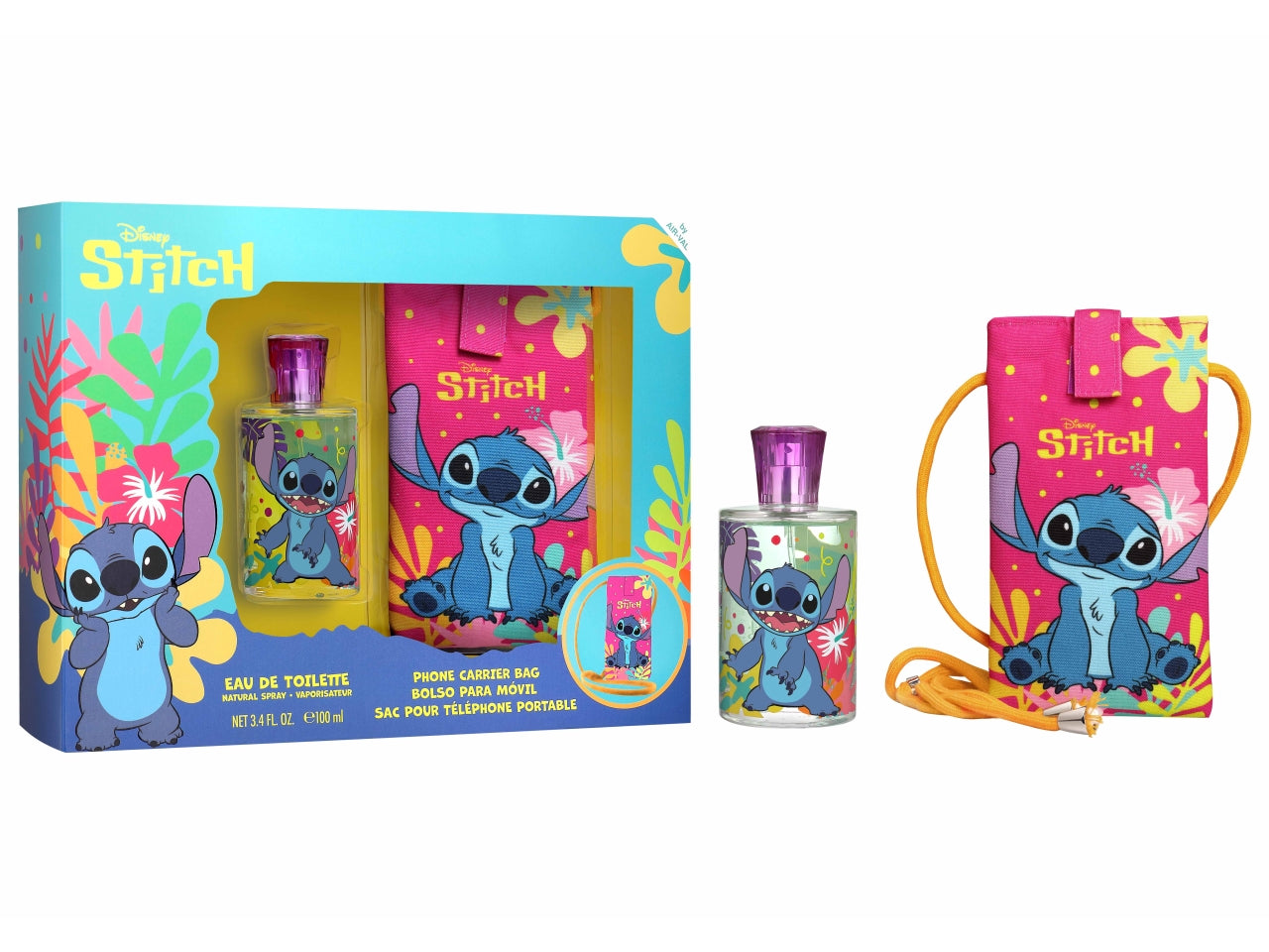 Stitch gift set eau de toilette 100ml + mobile phone bag