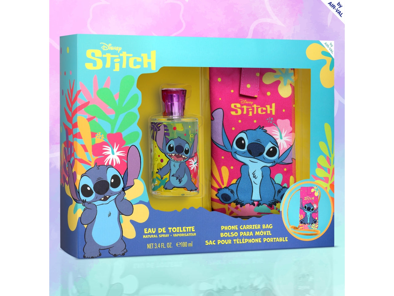 Stitch gift set eau de toilette 100ml + mobile phone bag