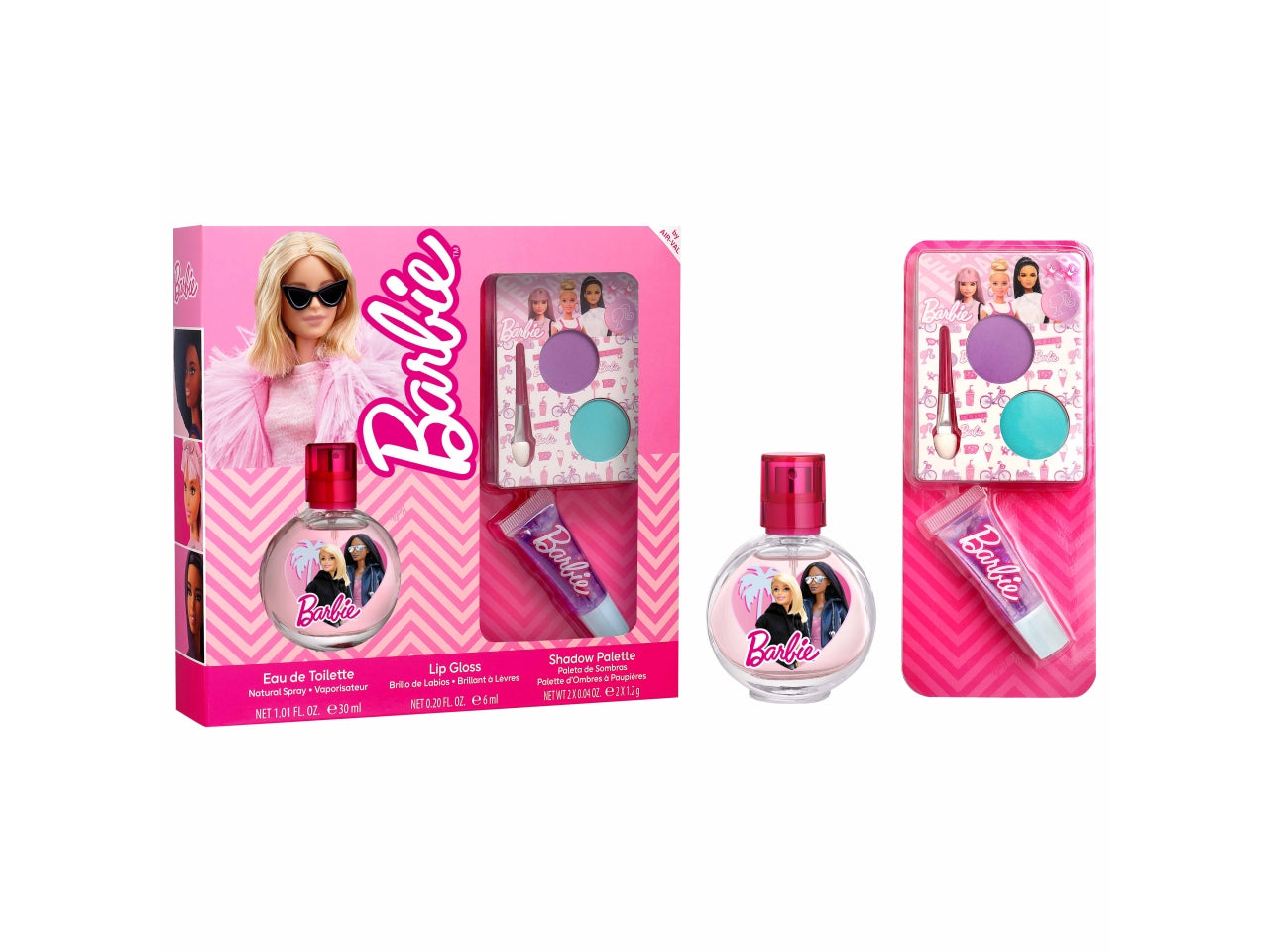 Barbie gift set eau de toilette 30ml + make up kit