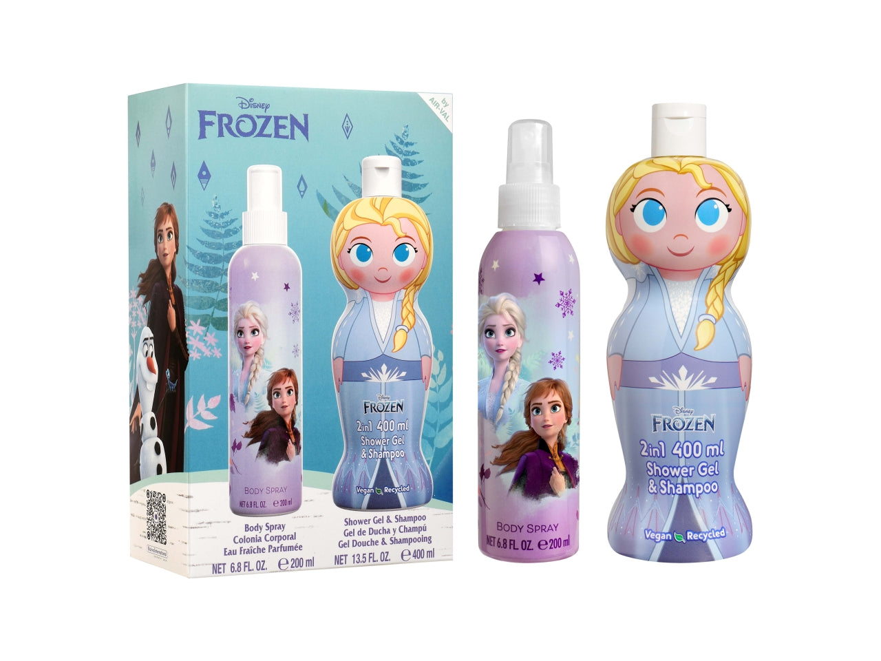Frozen ii set 1d s-g 400ml + b. spray 200ml