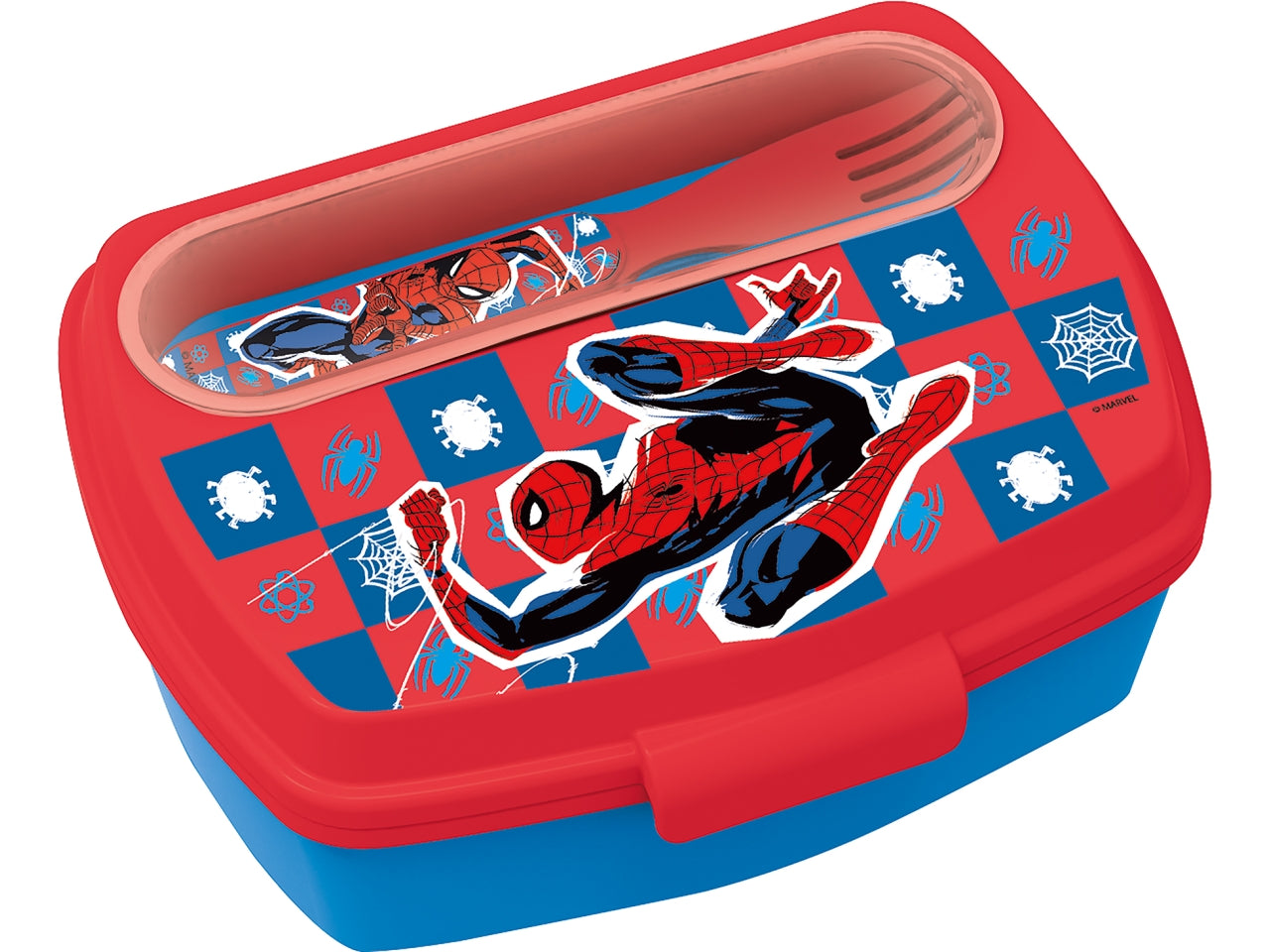 Spiderman portamerenda con posate