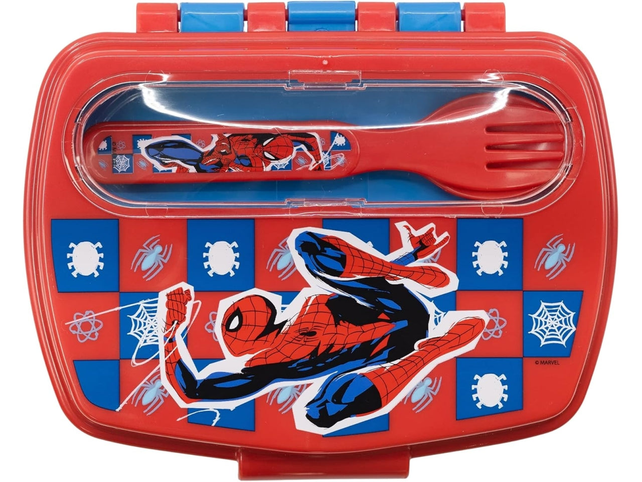 Spiderman portamerenda con posate