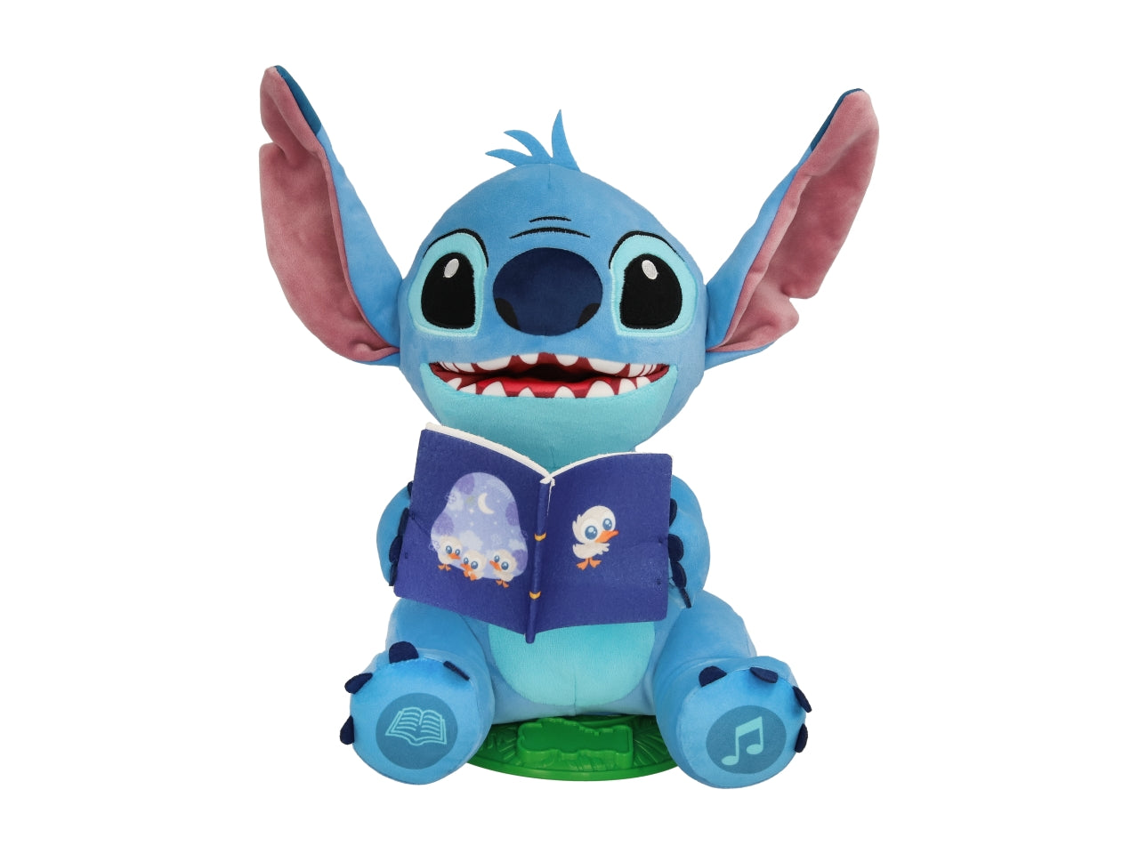 Disney Stitch Storyteller, Peluche raccontastorie interattivo per bambini 3+ Imc Toys