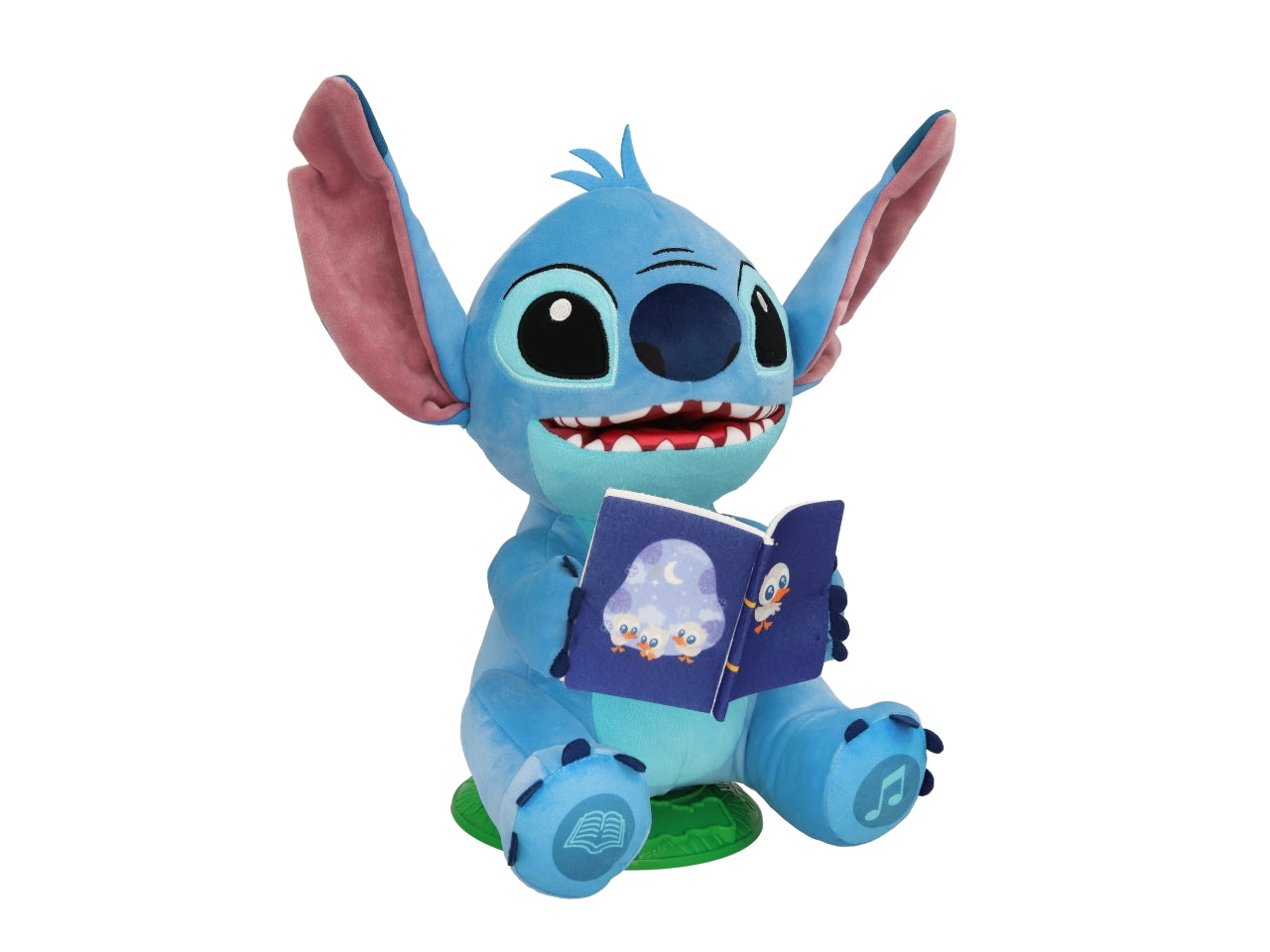 Disney Stitch Storyteller, Peluche raccontastorie interattivo per bambini 3+ Imc Toys